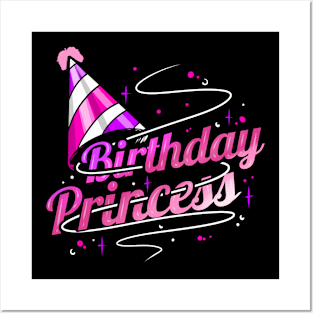 Girls Birthday shirt - Birthday Princess Posters and Art